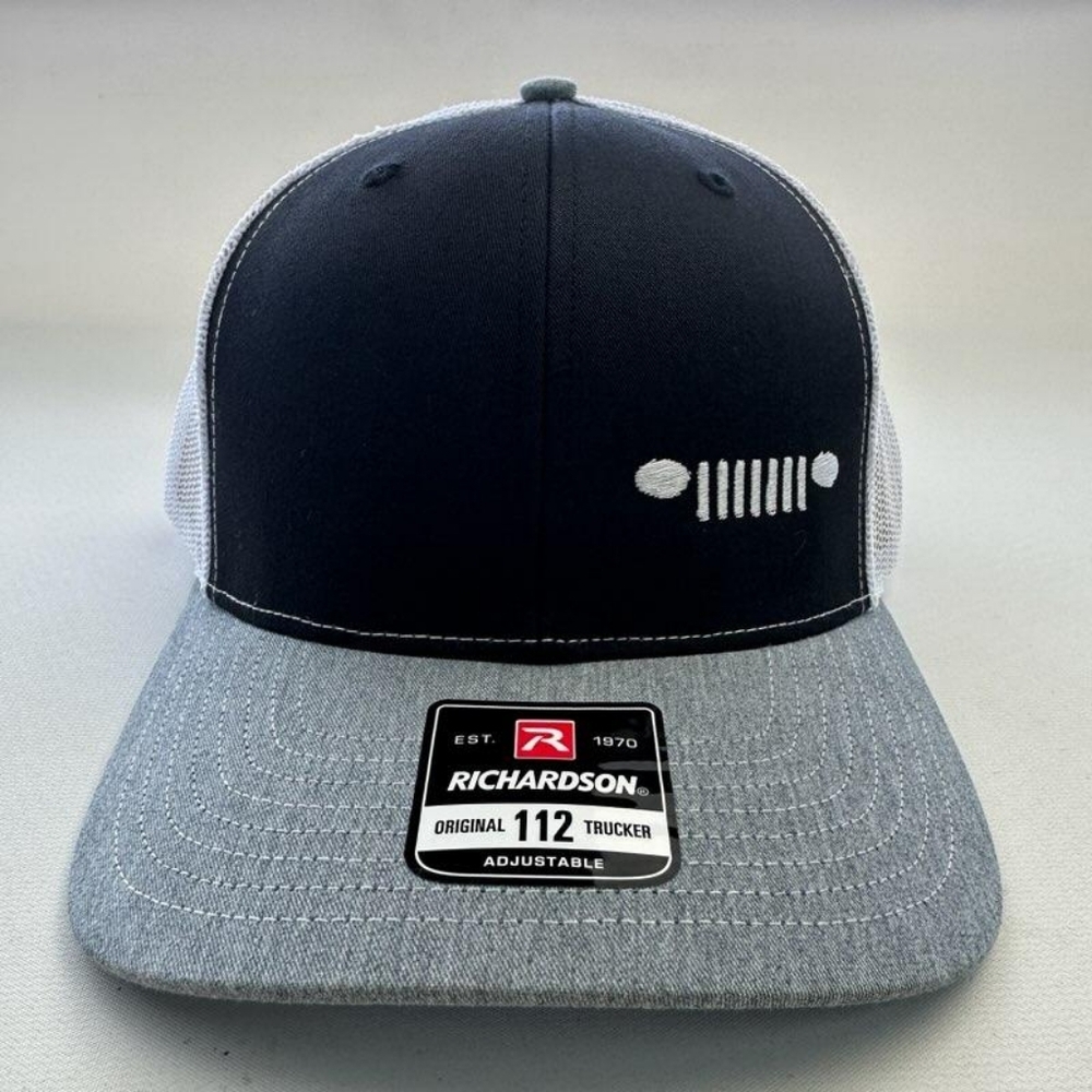 Richardson 112 Mesh Snapback Trucker Hat Cap Jeep